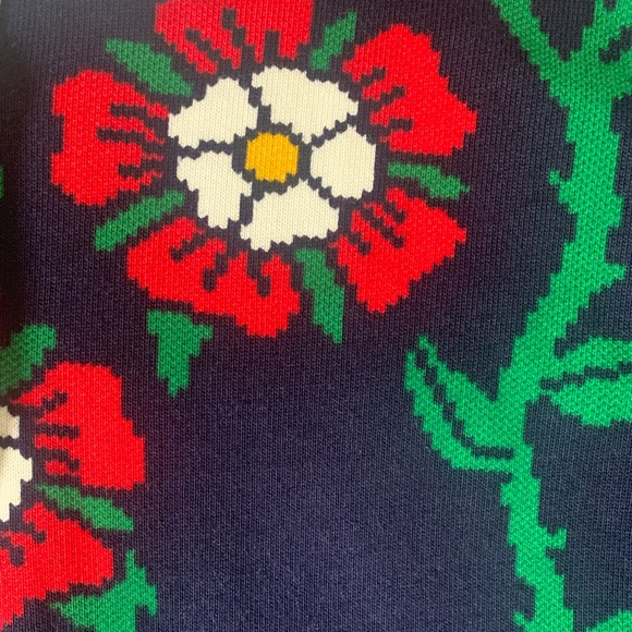 💫HP‼️💫 NWOT ROWING BLAZERS x Target Rose Print Rugby Shirt, Nvy/Red/Grn/Wht, XXS - Picture 6 of 7